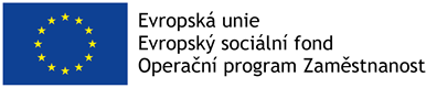 Evropský sociální fond - Operační program Zaměstnanost